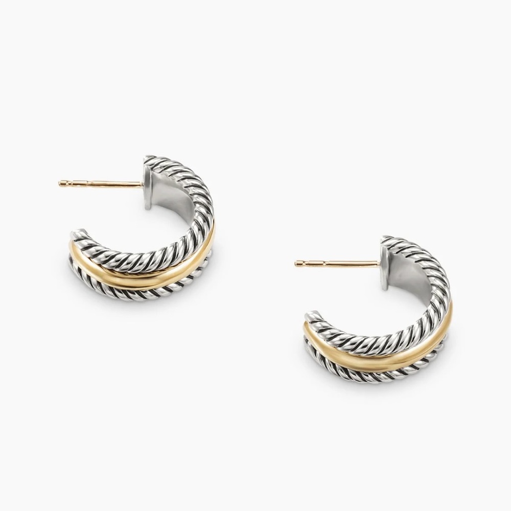 David Yurman Huggie Hoop Earrings